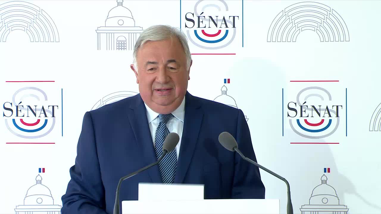 Conférence de presse de rentrée de M. Gérard LARCHER
