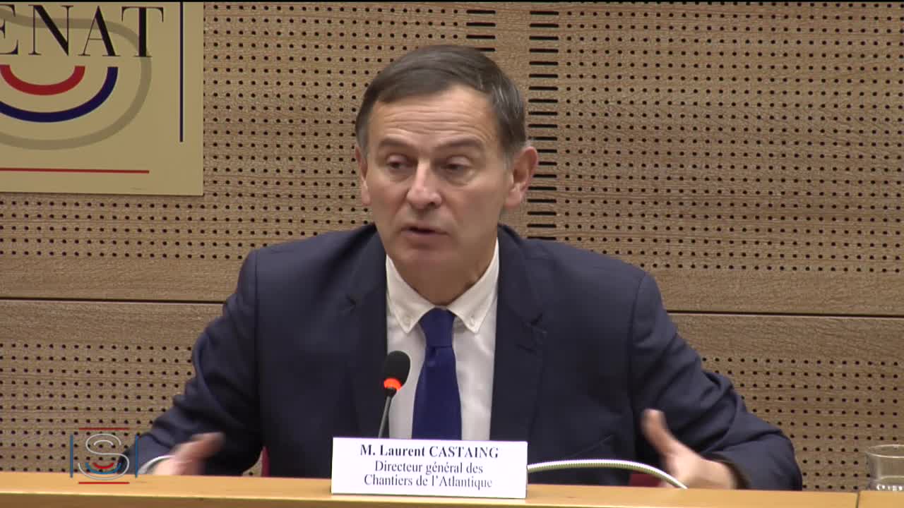 Audition de M. Laurent Castaing, directeur général des Chantiers de l'Atlantique