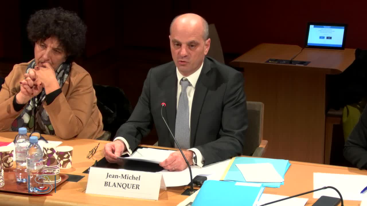 Éducation - Audition de M. Jean-Michel Blanquer, ministre de l'éducation nationale, et de Mme Frédérique Vidal, ministre de l'enseignement supérieur